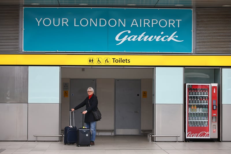 London Gatwick has a rating of 3.8 out of 5 stars on Google. One reviewer said: "The outside isn’t impressive, and the security checkpoint is a bit of a circus as everyone has to put their liquids into little bags, but once you’re into the concessions space, it’s got a lot/most/all of the major brands. It can be a loong walk to you gates, but at least they tell you clearly and accurately how long your walk will likely be."
Image: Hollie Adams/Getty Images