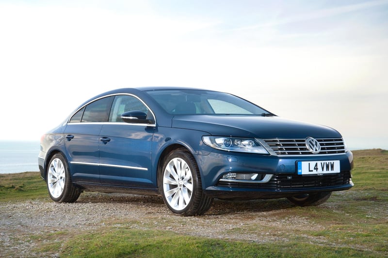 A leftfield addition to the list is VW’s relatively rare four-door saloon-cum-coupe. Based on the capable but dull Passat, the CC is the predecessor to the current Arteon, offering VW’s most premium passenger experience in a sleek, low-roofed model still capable of carrying four adults in comfort. 