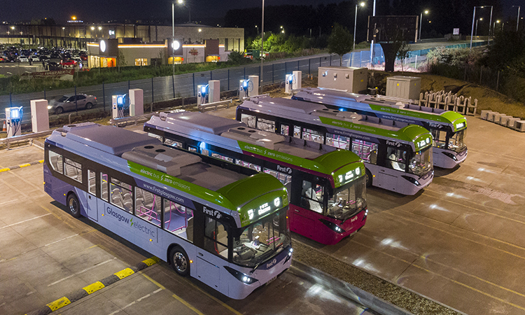 First Bus are currently embarking on a ‘zero emission mission’ to have net zero emissions by 2035 - which involves electrifying their fleet of diesel-powered buses. Right now Glasgow has Our new fleet of fully electric buses will save 4.4 million litres of diesel (that’s 55,000 bathtubs worth) and will remove 10,082 tonnes of CO2 per year. As it stand Glasgow’s fleet is around 40% fully-electric, by 2033 we can expect that most if not all of the First Buses in Glasgow will be powered by electricity.