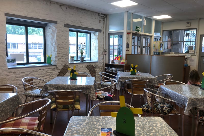 The cafe in the reception area of the museum serves hot and cold drinks, cakes and snacks, and there is also a small book and record shop.