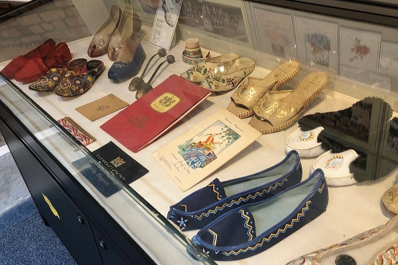 This new display at the museum features high quality slippers made by shoe manufacturer W.J.Burgess, which started in St George and then had factories in Downend, Soundwell and in Orchard Road in Kingswood.