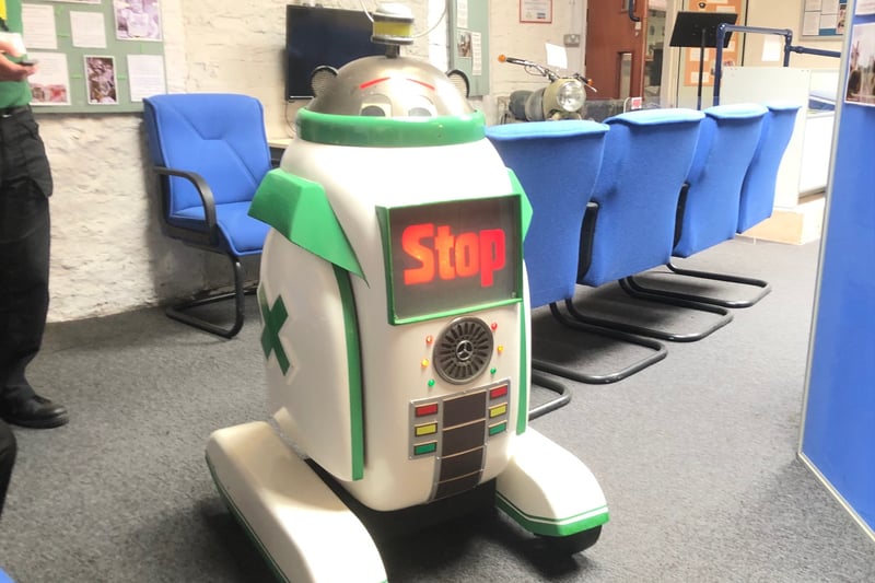 The original droid used in the Green Cross Code TV road safety films of the 1970s is on display at the museum. It has been loaned to the museum by the family of Bristol-born actor Dave Prowse who was a ‘bouncer’ on the doors of the long-gone Top Rank Bowling Alley in Kingswood in the 1960s.