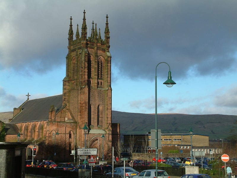 In East Dunbartonshire, including the town of Kirkintilloch, the average property price was £250,000.