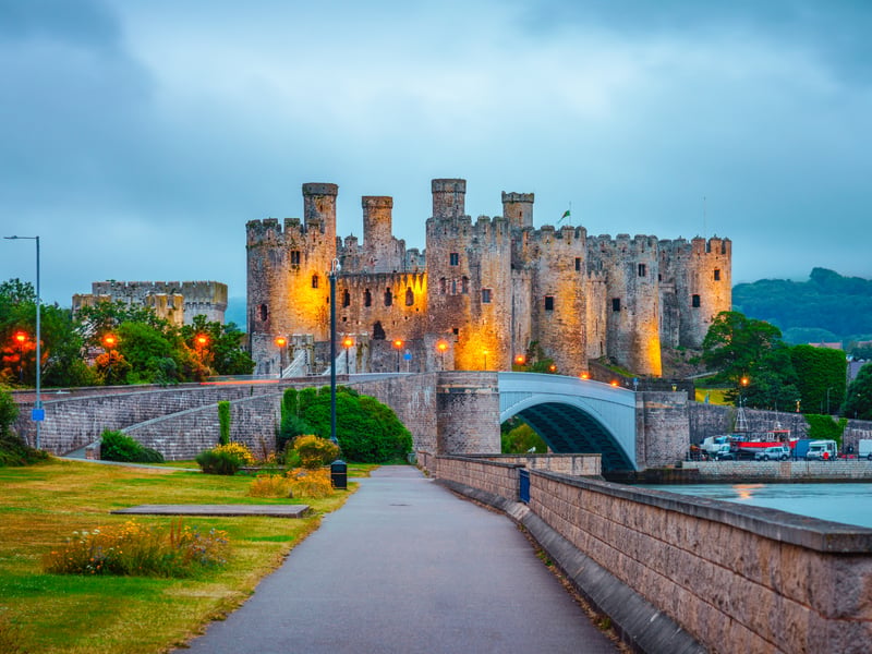 Conwy Castle is very well preserved and truly feels like going back to medieval times. It is a World Heritage site and described as ‘one of the most magnificent medieval fortresses in Europe.’