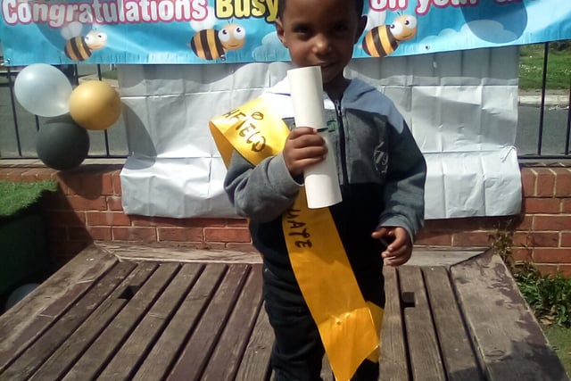 Happy Graduation day to this Ashfield Nursery pupil