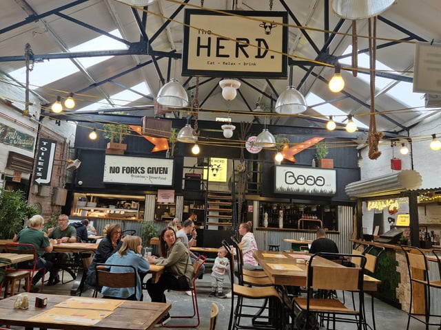 In Woodseats, Herd fully opened as a mini food hall in the summer last year. On the corner of Chesterfield Road and Holmhirst Road, this venue has several food and drink outlets, and even a barbers. It also hosts plenty of live music events each month, quizzes, and more.