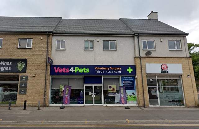 Vets4Pets - Millhouses, on Abbeydale Road, had a 4.8 out of 5, based on 387 reviews on Google.
