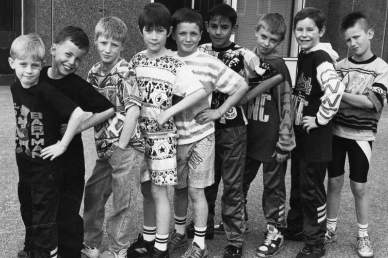 Can you spot someone you know among these South Tyneside youngsters who were modelling clothes in April 1991. Photo: Shields Gazette