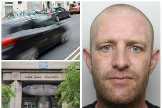 Darren Smith has been jailed after embarking on a dangerous police chase 