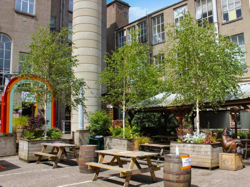 The Royal Dick has been called the “biggest beer garden” in Edinburgh and its stunning courtyard is well appreciated by patrons. Nestled in Summerhall, visitors enjoy the venue’s all day menu which includes superb pub grub and well-priced sandwiches.