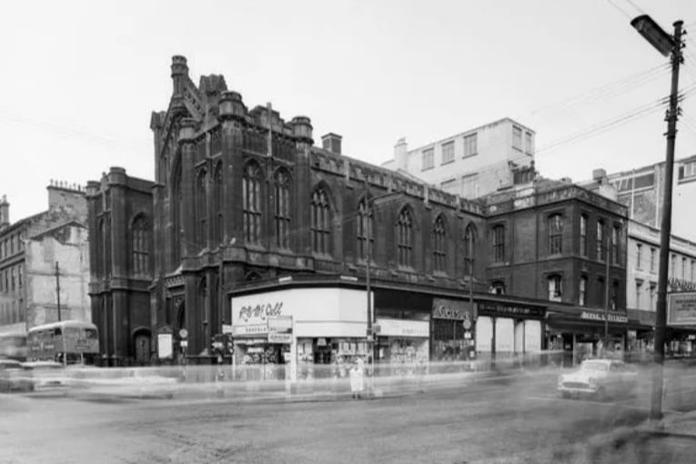 Sitting where the now derelict BHS sits on the corner Sauchiehall Street and Renfield Street. It was a Gothic Church built in 1848 and demolished in 1965.