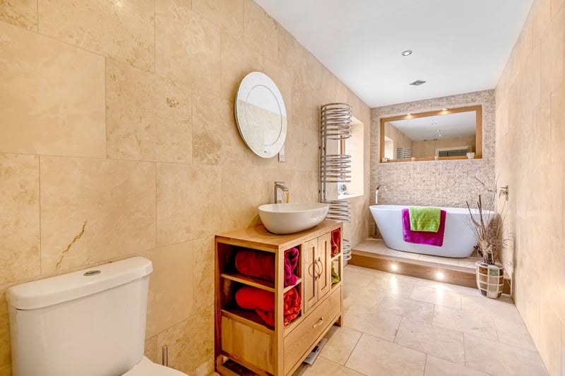 The first floor has the five double bedrooms and the family bathroom. (Photo - Zoopla)