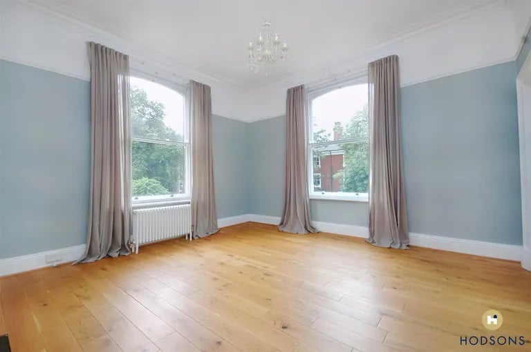 The property has four large double bedrooms with large windows. Picture by Hodsons
