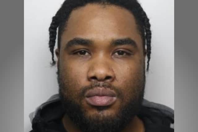 Nathaniel Soares, aged 33, is wanted in connection with burglary and assault offences in the Sheffield area in July.