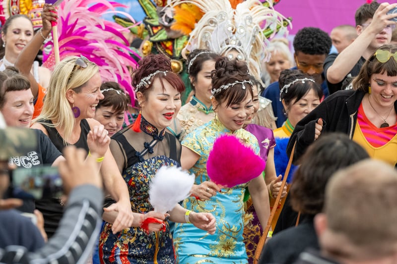 53 joyful photos of Birmingham Festival 23 opening night with Perry the ...