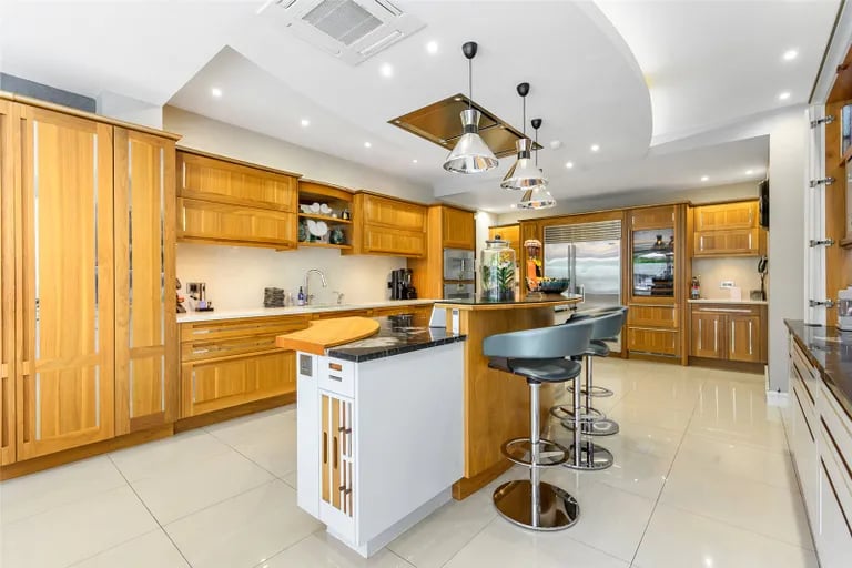 The bespoke kitchen by Mark Wilkinson. Picture by Fine & Country