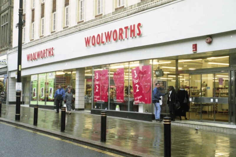 Woolworths was always a firm favourite for a browse round the latest hits. Here it is in Sunderland in 2001. Photo: se