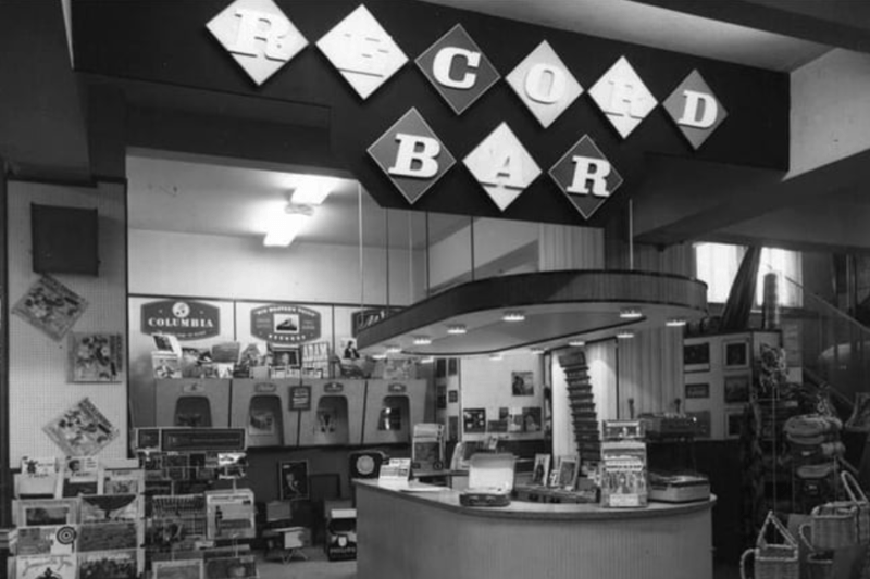 How many people remember the Record Bar at Blacketts? This photo is courtesy of Bill Hawkins of the ever-invaluable Sunderland Antiquarian Society. Find out more about the society at its Facebook page or its website at http://www.sunderland-antiquarians.org Photo: Bill Hawkins