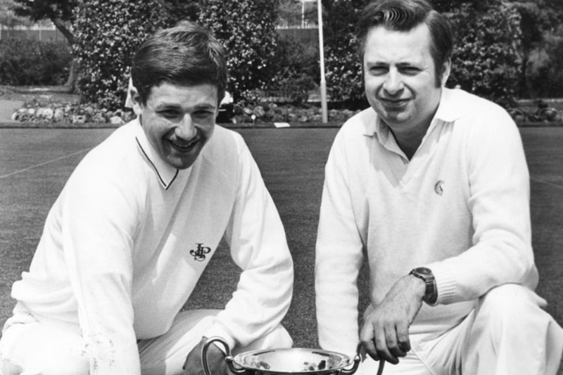Gary and Glenn Mitchell, of Cleadon Park, who competed in the Gazette Pairs Cup in bowls in 1986. Does this bring back happy memories? Photo: sg