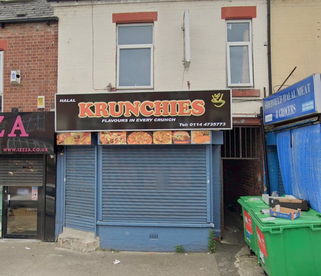 Krunchies (Flavours in Every Crunch), on 56 Page Hall Road, Sheffield, S4 8GW.
Last inspected on June 13 2023.