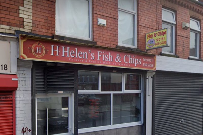 Helen’s Fish and Chips, New Brighton, was handed a one-star rating on February 20, 2023.