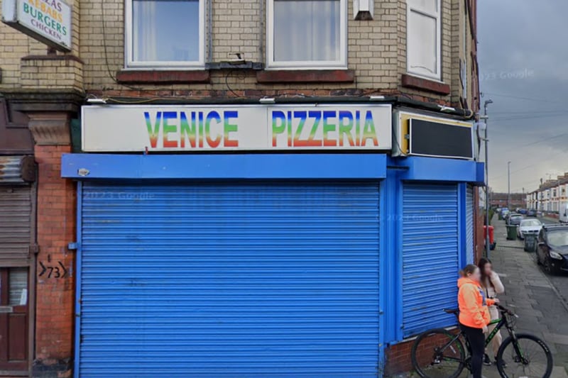 Venice Pizzeria, Wallasey, was handed a one-star rating on June 13, 2023.