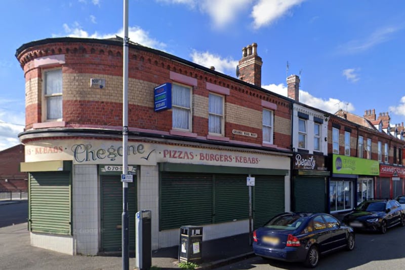 Chegone Takeaway, Birkenhead, was handed a one-star rating on February 7, 2023.