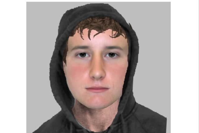 The 12-year-old victim of the alleged indecent exposure has worked with officers to produce this e-fit image. Do you recognise this person?