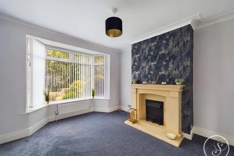 Features a bay window and a log burner. Picture by Stoneacre Properties