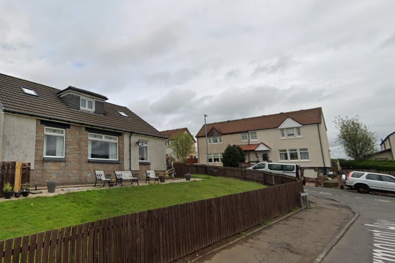 East Ayrshire's Newmilns area had an average property price of £55,000.