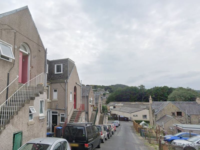 The Scottish Borders' Hawick Central area had an average property price of £60,000.