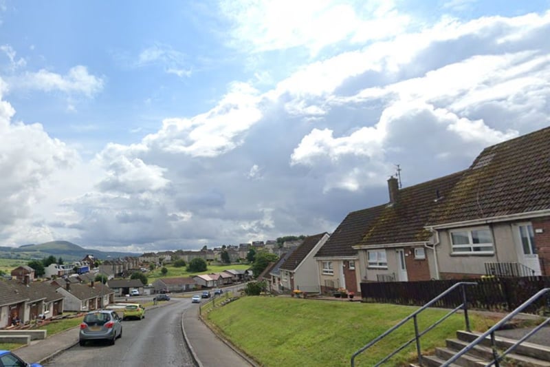 East Ayrshire's New Cumnock area had an average property price of £65,000.