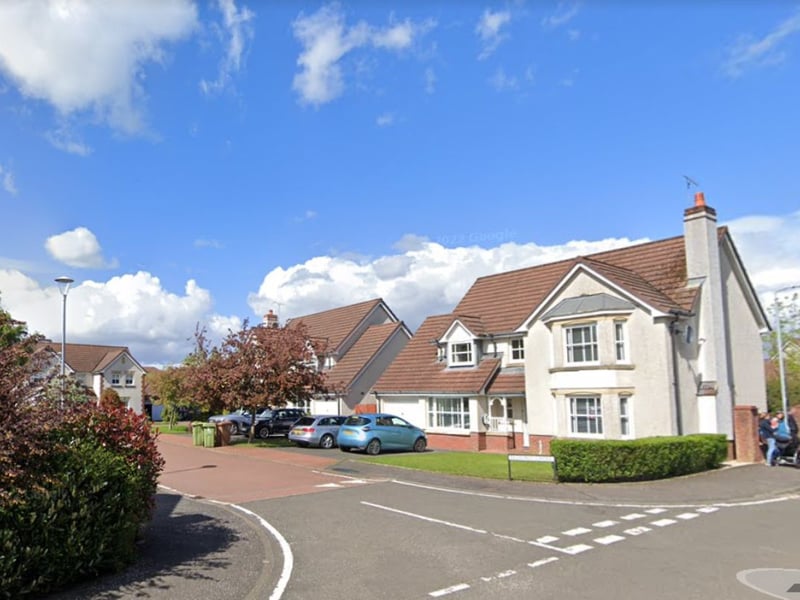 East Renfrewshire's Mearnskirk and South Kirkhill area had an average property price of £456,998.