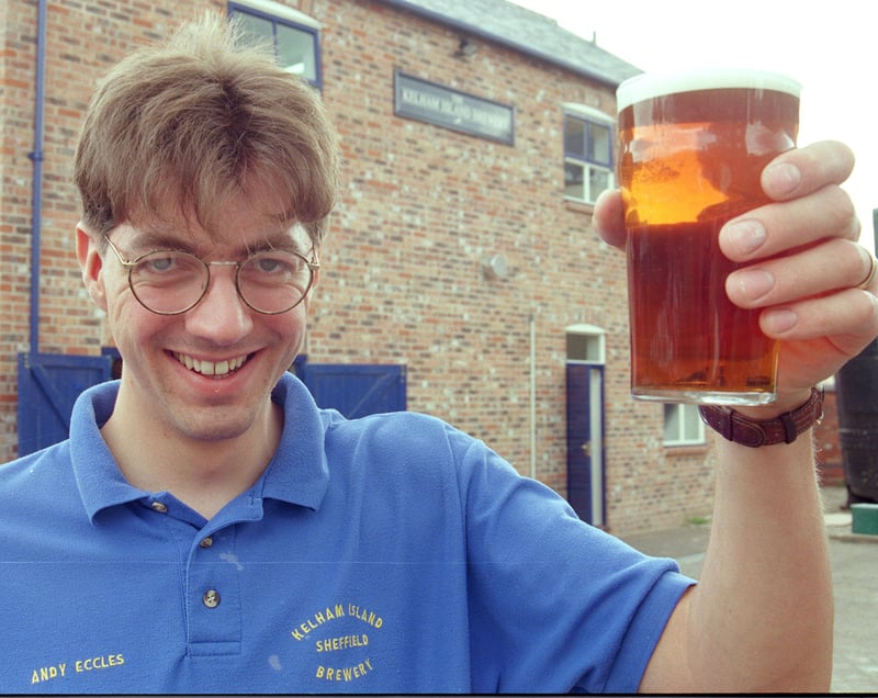 Fat Cat Brewery manager Andy Eccles pictured in 1999.