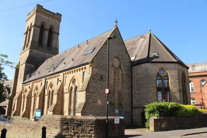The church is located in Highfield, Sheffield, not far from Sheffield United's Bramall Lane.