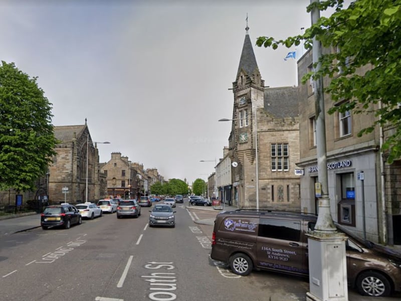 Fife's St Andrews Central area had an average property price of £440,000.
