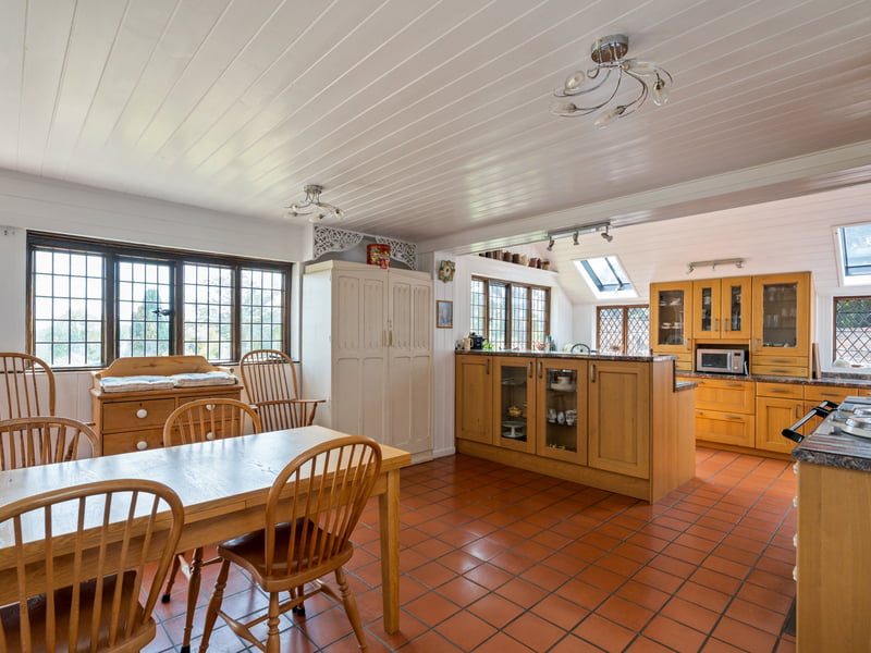 The kitchen on the ground floor