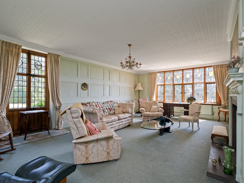 A sitting room inside the property 