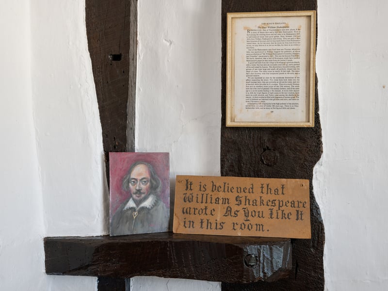 It is believed William Shakespeare wrote ‘As You Like It’ in the property 
