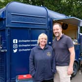 Matt and Jo Lucas are pictured with their coffee stall, a converted horse box, in Weston Park. They are looking to open a coffee shop as well, this month. Picture: Dean Atkins, National World