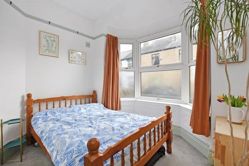This bedroom is located towards the front of the property and the bay window provides a lot of light.