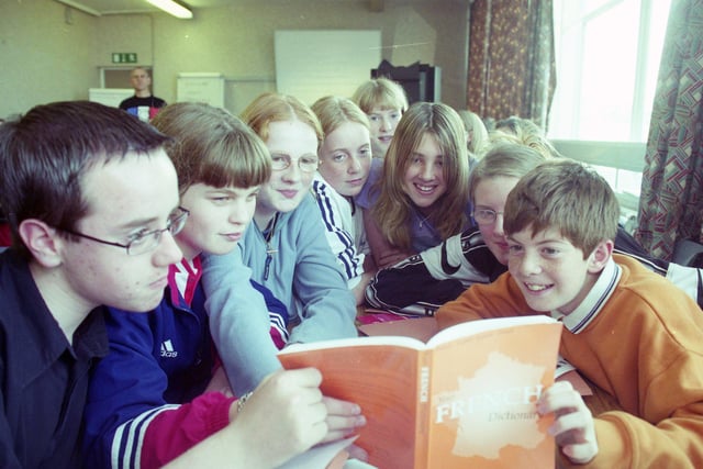 French lessons at a summer school at Sunderland's Broadway teaching centre in 2000.