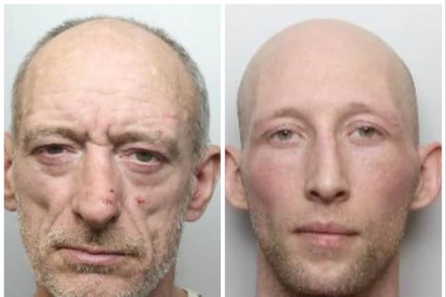 Defendants Gary Allott (left) and Kieran Glaister (right) carried out three burglaries between them, over the course of just seven days during April 2023
