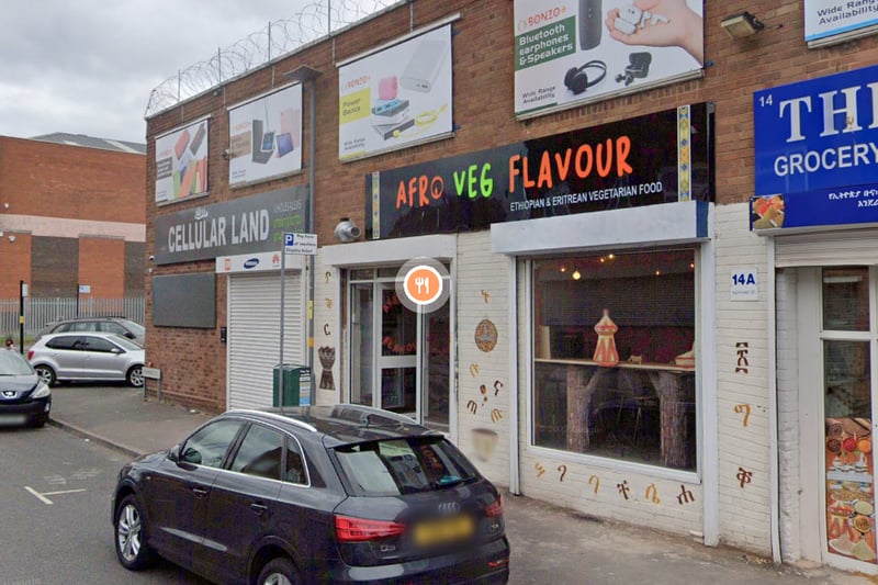 This Ethiopian & Eritrean vegetarian food restaurant has five stars from 74 Google reviews. They have some of the best vegan meals on offer in the city (Photo - Google Maps)