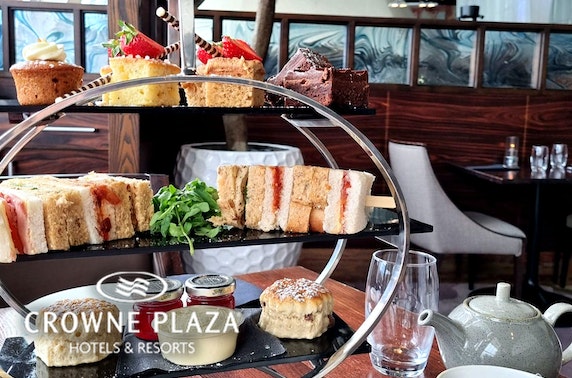 Tuck into dainty sandwiches, freshly baked scones, cakes & an optional glass of prosecco at Crowne Plaza which is a short walk along the River Clyde from the City Centre or stylish Finnieston. 