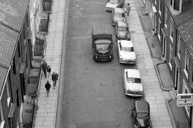 Frederick Street in a view from August 1963.