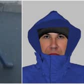 Do you know this man? Police are hunting a man in a blue coat after a victim was shot in the leg in Sheffield on July 2, causing him to later require amputation. 