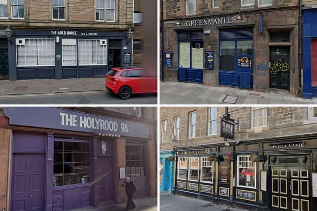 Some of the pubs within easy walking distance of the Pleasance Courtyard venue.
