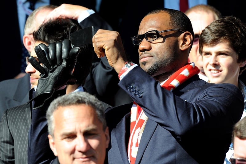 Basketball star LeBron James is a minority shareholder at Liverpool.