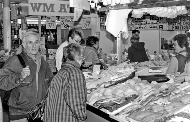 Castle Market, in Sheffield city centre, in March 1993. Photo: Picture Sheffield